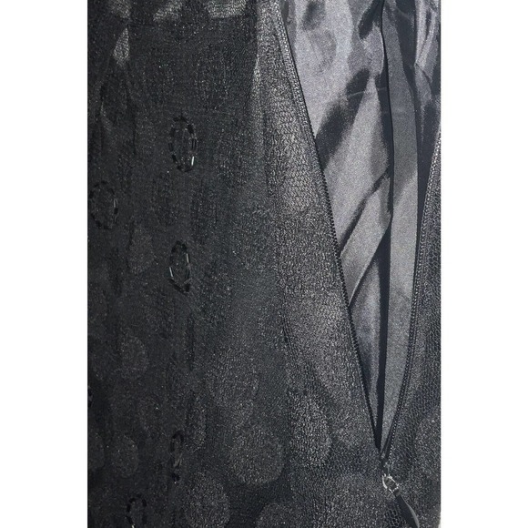 SANDRA DARREN Women's Black Sleeveless Jewel Neck Sheath Dress 10 NWOT - Picture 10 of 15